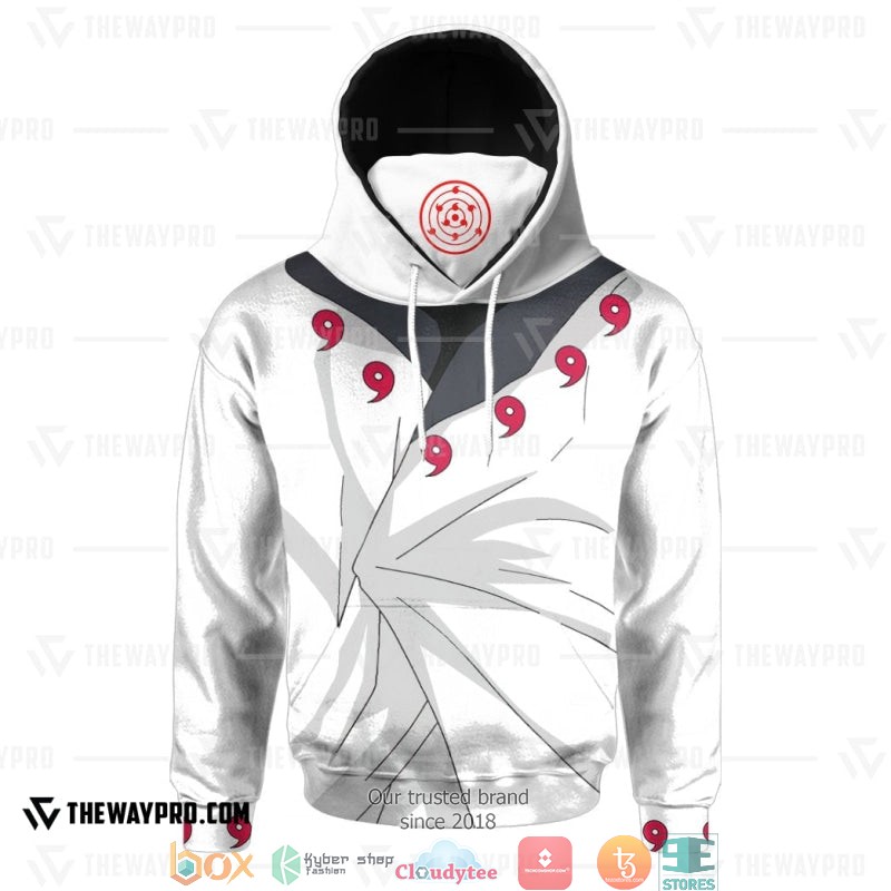 Naruto Shippuden Madara Uchiha Six Paths Snood Hoodie Naruto Shippuden Madara Uchiha Six Paths Snood Hoodie