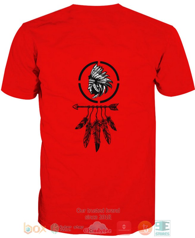 Native American Black Red 3D Shirt Native American Black Red 3D Shirt
