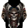 Native American Skull 3D Hoodie