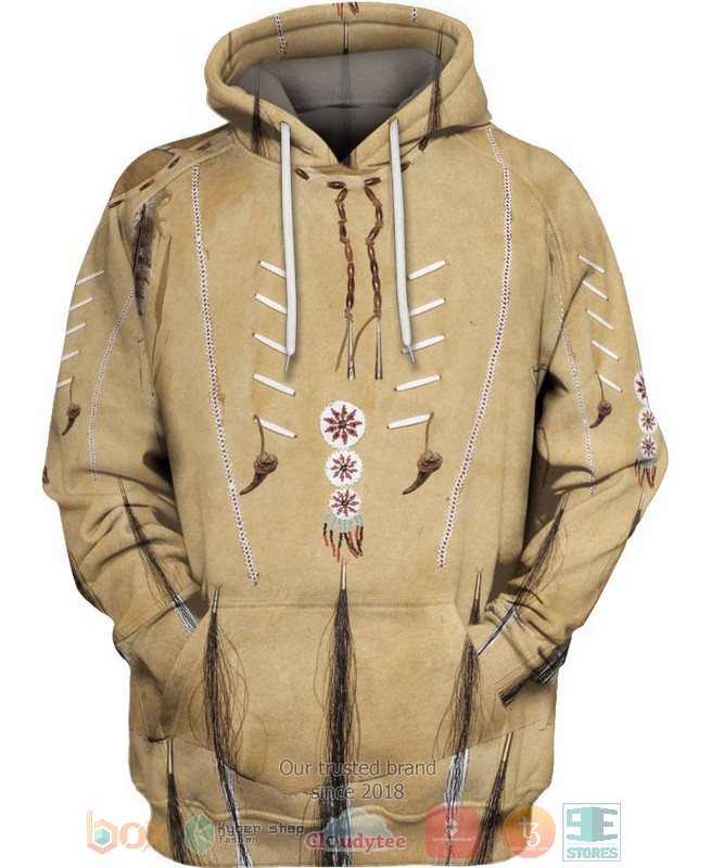 Native-Brown-3D-Hoodie-1