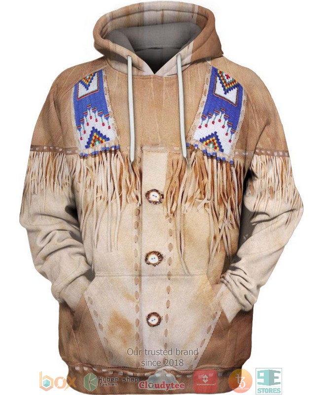 Native-Buckskin-Beaded-3D-Hoodie-1