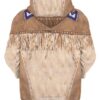 Native Buckskin Beaded 3D Hoodie