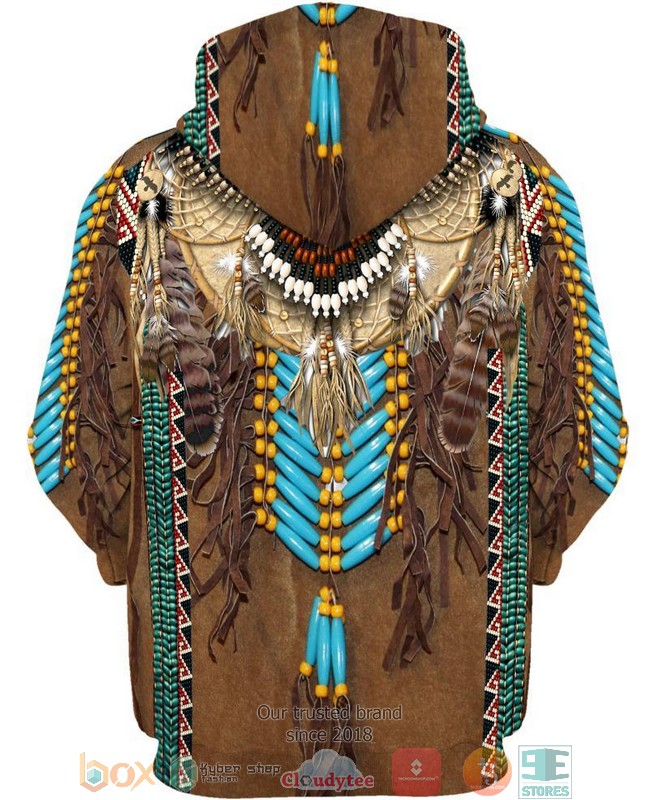 Native Fringed Motifs 3D Hoodie Native Fringed Motifs 3D Hoodie