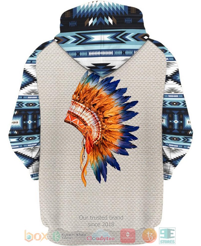 Native Headdress 3D Hoodie Native Headdress 3D Hoodie