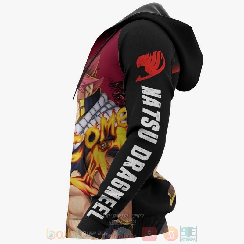 Natsu Dragneel Fairy Tail Anime 3D Hoodie Natsu Dragneel Fairy Tail Anime 3D Hoodie