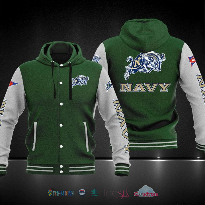 Navy Midshipmen Baseball Hoodie Jacket Navy Midshipmen Baseball Hoodie Jacket