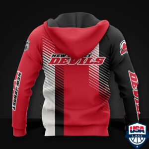 New Jersey Devils Nhl Ver 3 All Over Printed Hoodie