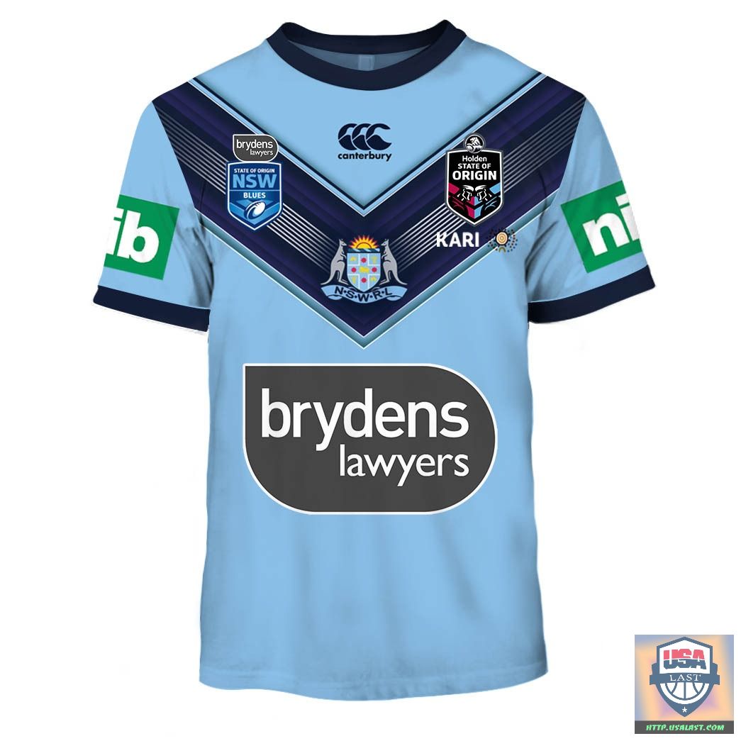 New South Wales Origin Nrl Personalized 3D Hoodie T-Shirt New South Wales Origin Nrl Personalized 3D Hoodie T-Shirt