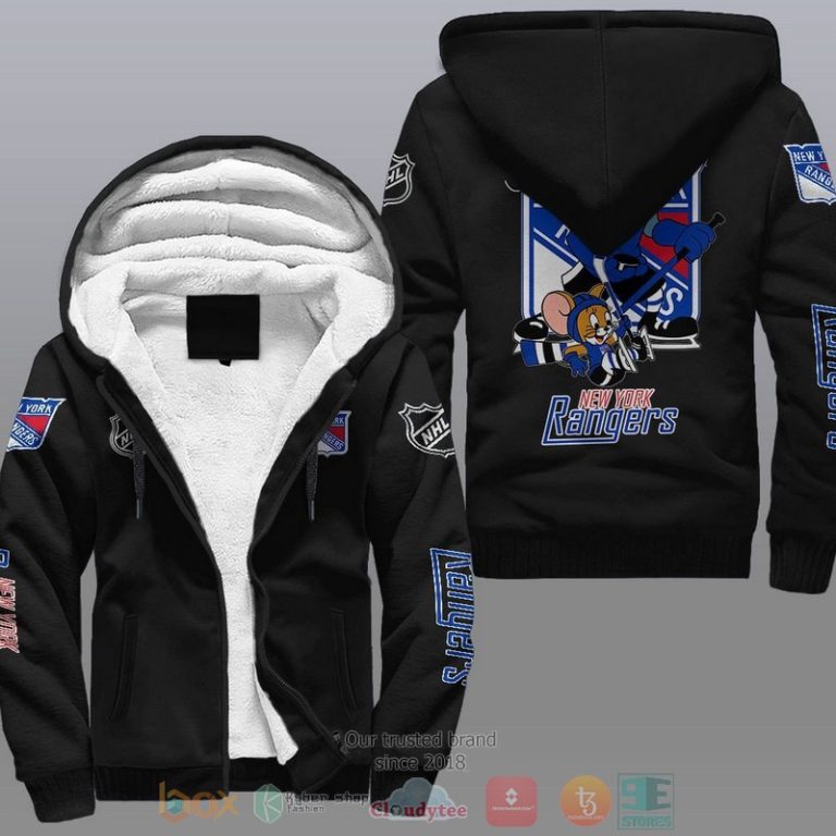 New-York-Rangers-Nhl-Tom-And-Jerry-Fleece-Hoodie-1