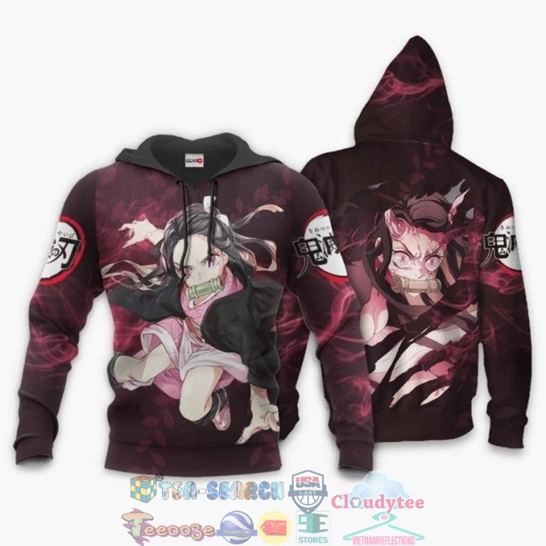 Nezuko-Kamado-Demon-Slayer-3D-Hoodie-1