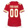 Nfl American Football League Personalized Red 3D Hoodie