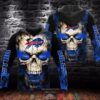 Nfl Buffalo Bills Lava Skull 3D Hoodie