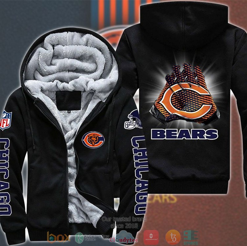 Nfl-Chicago-Bears-Hand-Gloves-3D-Fleece-Hoodie-Jacket-1
