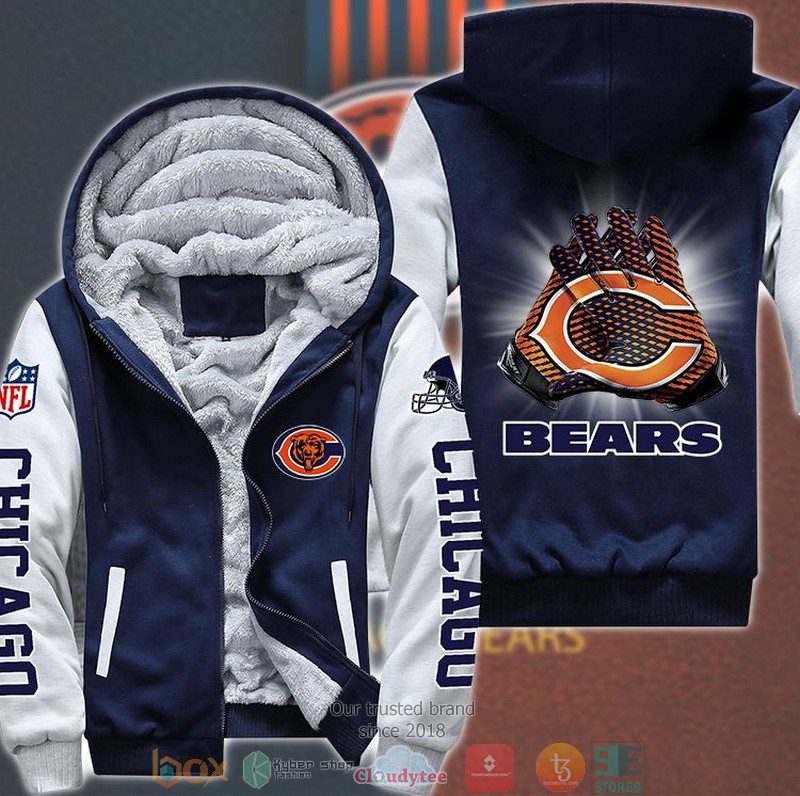 Nfl-Chicago-Bears-Hand-Gloves-3D-Fleece-Hoodie-Jacket-3