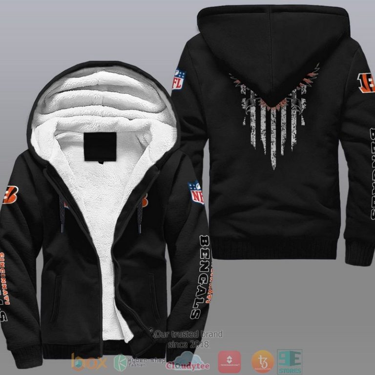 Nfl-Cincinnati-Bengals-Eagle-American-Flag-Fleece-Hoodie-1