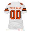 Nfl Cincinnati Bengals Personalized White 3D Hoodie