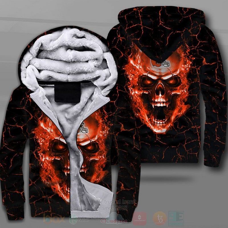 Nfl Cleveland Browns 3D Fleece Hoodie Nfl Cleveland Browns 3D Fleece Hoodie