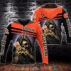Nfl Cleveland Browns Death God Poker 3D Hoodie