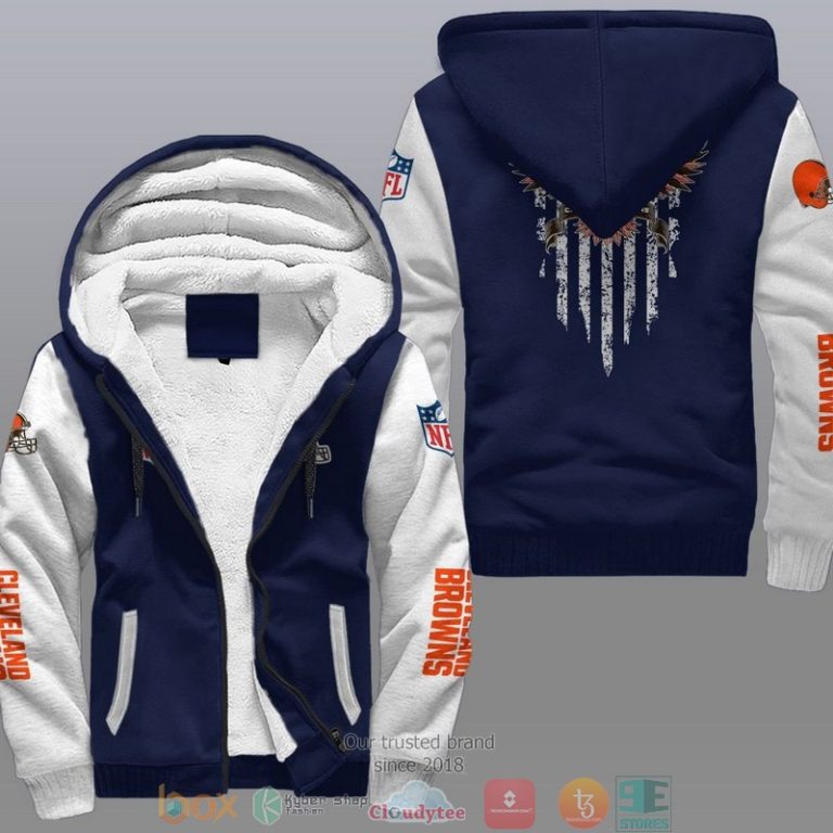Nfl-Cleveland-Browns-Eagle-American-Flag-Fleece-Hoodie-3