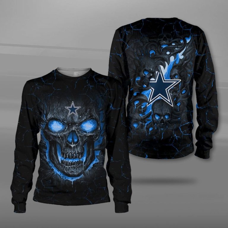 Nfl-Dallas-Cowboys-Fire-Skull-Lava-3D-Shirt-Hoodie-3