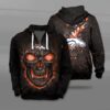 Nfl Denver Broncos Fire Skull Lava 3D Shirt