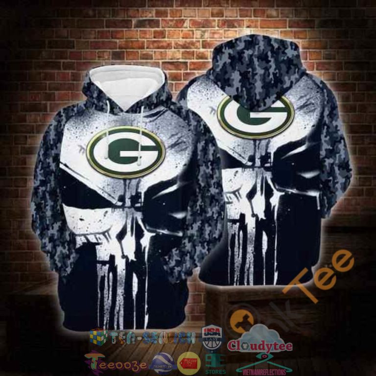 Nfl-Green-Bay-Packers-Skull-Camo-Hoodie-3D-3