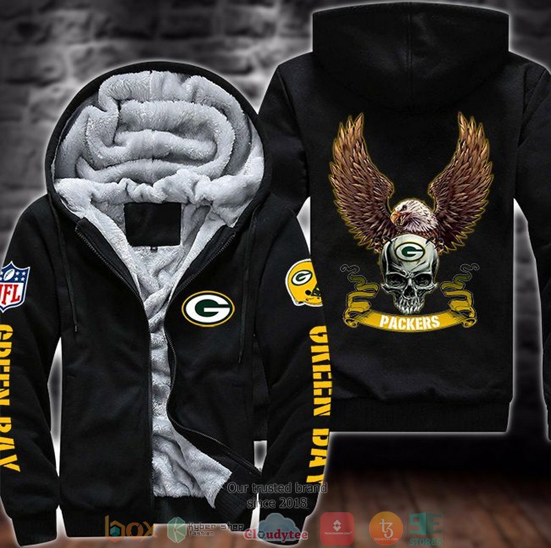 Nfl-Green-Bay-Packers-Skull-Eagle-Wings-3D-Fleece-Hoodie-Jacket-1