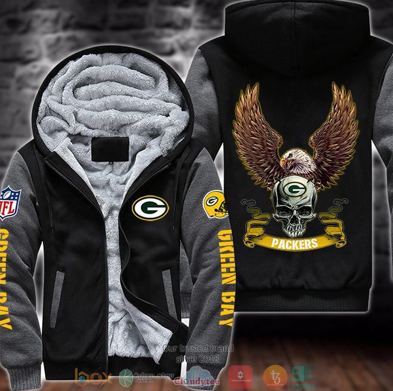 Nfl-Green-Bay-Packers-Skull-Eagle-Wings-3D-Fleece-Hoodie-Jacket-2