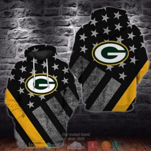 Nfl Green Bay Packers United States Flag 3D Hoodie