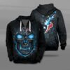 Nfl Houston Texans Fire Skull Lava 3D Shirt