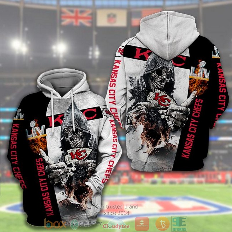 Nfl Kansas City Chiefs Liv Grim Reaper 3D Hoodie Nfl Kansas City Chiefs Liv Grim Reaper 3D Hoodie