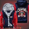 Nfl Kansas City Chiefs Logo Super Bowl Liv Champions 2021 3D Fleece Hoodie