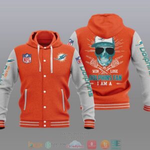 Nfl Miami Dolphins I Am A Dolphins Fan Baseball Hoodie Jacket