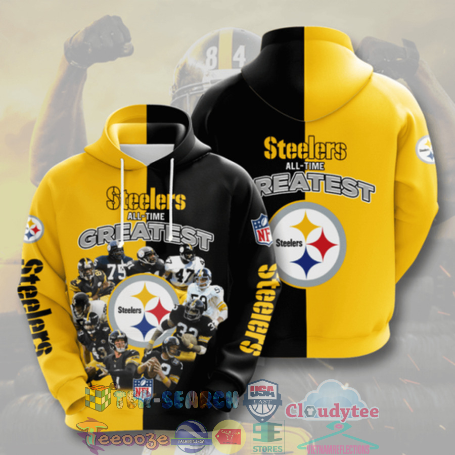 Nfl Pittsburgh Steelers All-Time Greatest Hoodie 3D Nfl Pittsburgh Steelers All-Time Greatest Hoodie 3D
