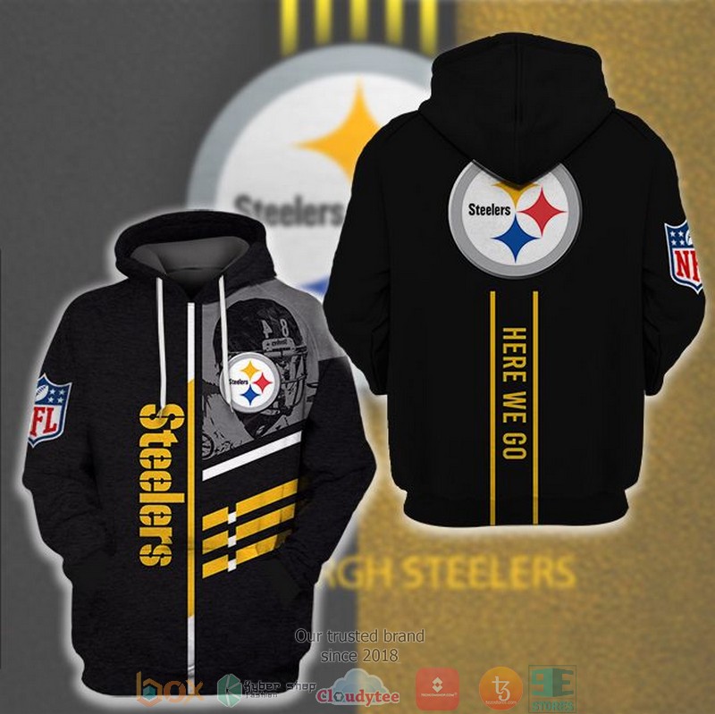 Nfl Pittsburgh Steelers Here We Go 3D Hoodie Nfl Pittsburgh Steelers Here We Go 3D Hoodie