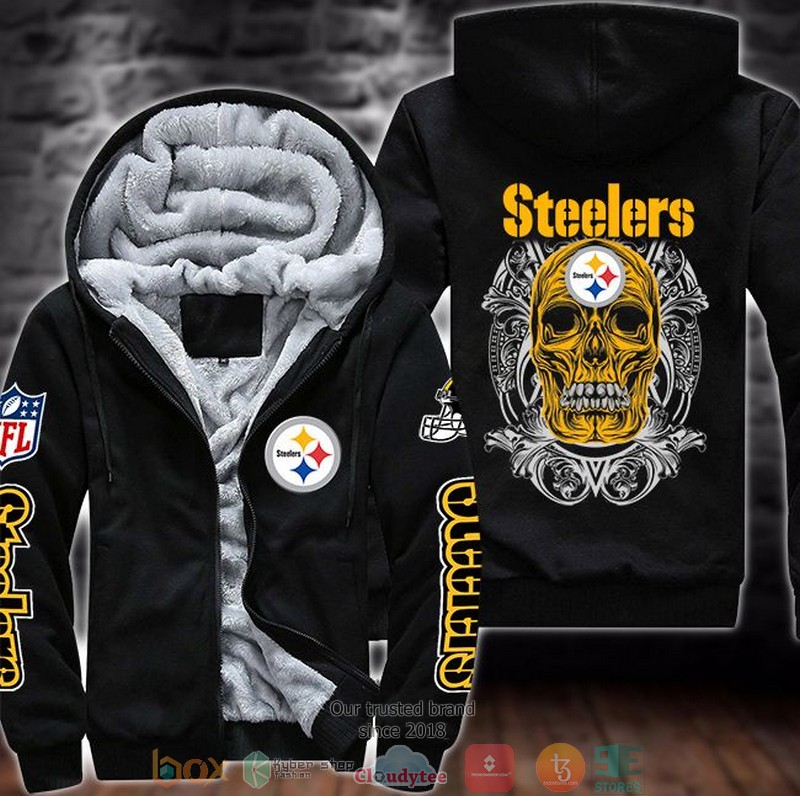 Nfl-Pittsburgh-Steelers-Skull-Face-3D-Fleece-Hoodie-Jacket-1