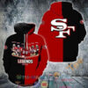 Nfl San Francisco 49Ers Legends Players Signed Hoodie 3D