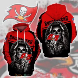 Nfl Tampa Bay Buccaneers Death God Red Black 3D Hoodie