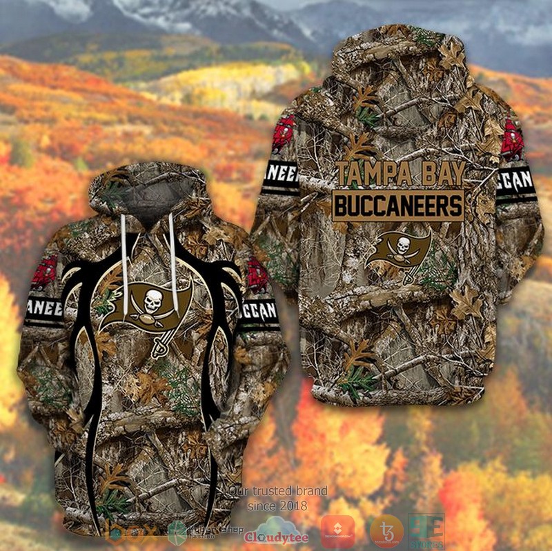 Nfl Tampa Bay Buccaneers Green Camo 3D Hoodie Nfl Tampa Bay Buccaneers Green Camo 3D Hoodie