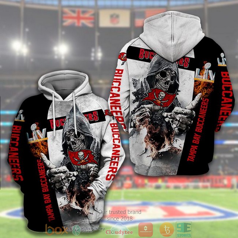 Nfl Tampa Bay Buccaneers Liv Grim Reaper 3D Hoodie Nfl Tampa Bay Buccaneers Liv Grim Reaper 3D Hoodie