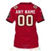 Nfl Tampa Bay Buccaneers Personalized Red 3D Hoodie