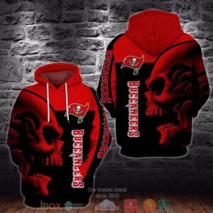 Nfl Tampa Bay Buccaneers Skull 3D Hoodie