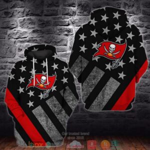 Nfl Tampa Bay Buccaneers United States Flag 3D Hoodie