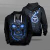 Nfl Tennessee Titans Fire Skull Lava 3D Shirt