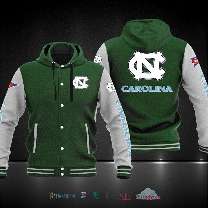 North Carolina Tar Heels Baseball Hoodie Jacket North Carolina Tar Heels Baseball Hoodie Jacket