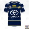 North Queensland Cowboys Nrl Personalized 3D Hoodies Home Jersey