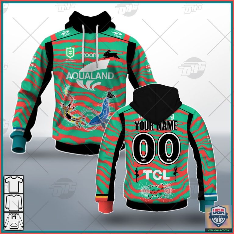 Nrl-South-Sydney-Rabbitohs-On-Field-Indigenous-Custom-Hoodie-Jersey-Shirt-1