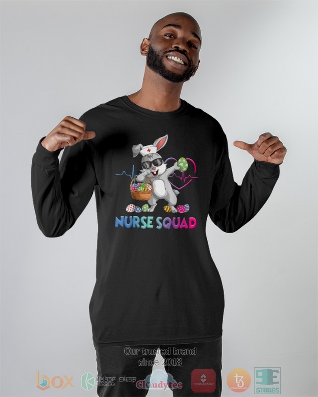 Nurse Squad Bunny Dabbing Shirt Nurse Squad Bunny Dabbing Shirt
