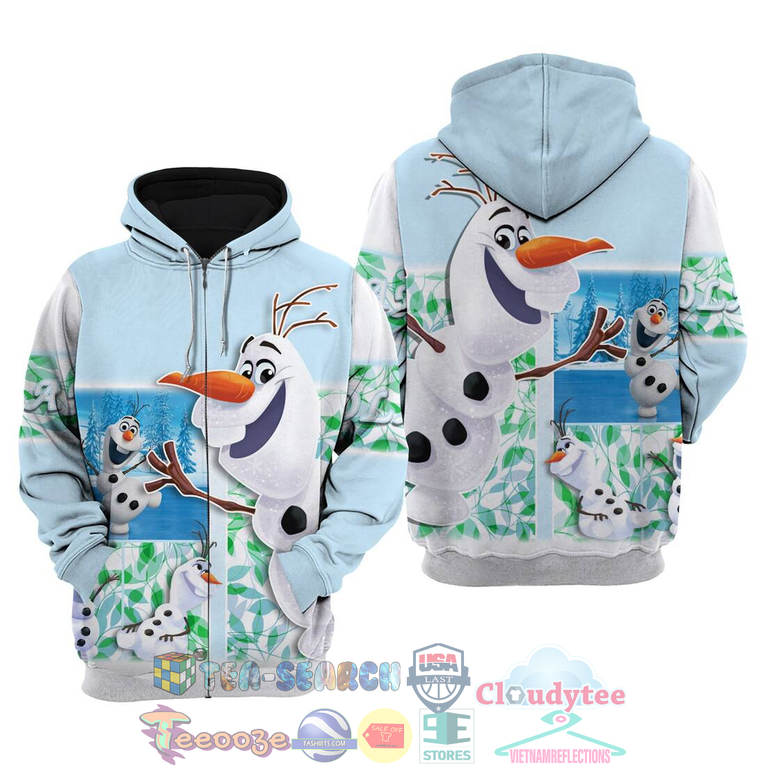 Olaf Frozen Disney Hoodie 3D Olaf Frozen Disney Hoodie 3D