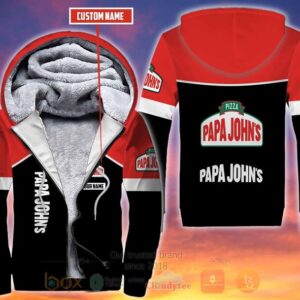 Papa John’S Pizza Personalized Fleece 3D Hoodie
